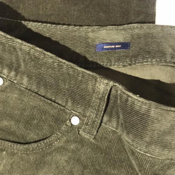 Talbots woman petites green corduroy pants signature boot sz 22wp - Picture 3 of 6
